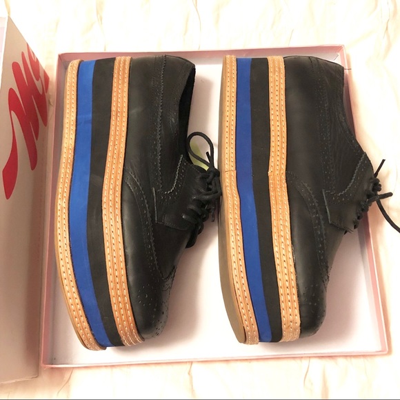 Jeffrey Campbell Ad-Man platform leather shoes 11 - Picture 4 of 9